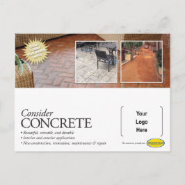 Nehmen wir Concrete Mailer für Brickform Contracto Postkarte