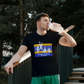 Nehmen wir Ihren selbst blockierten Funny Volleyba T-Shirt