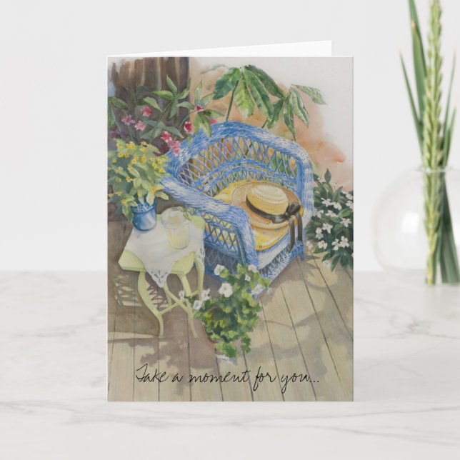 Nehmt euch einen Moment.... Karte (Vorderseite)