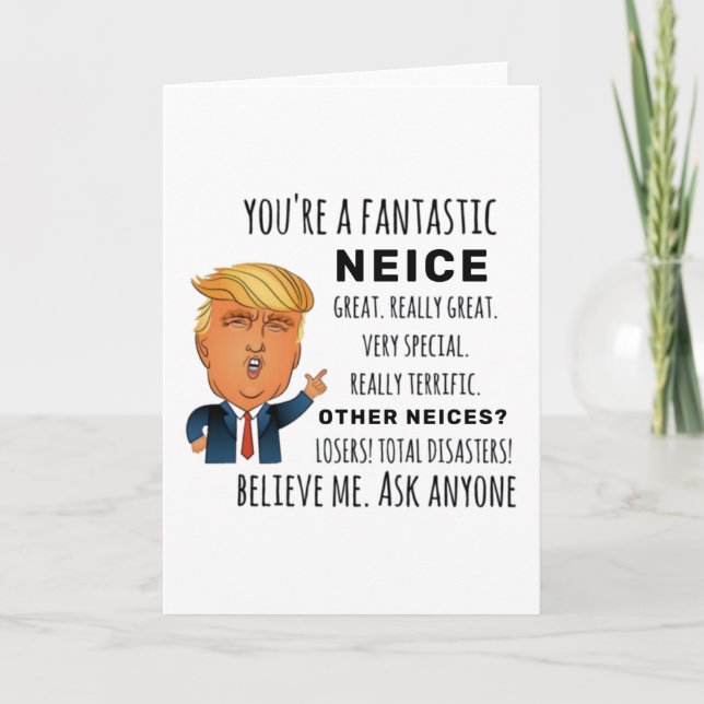 Neice Best Geschenk Karte (Vorderseite)