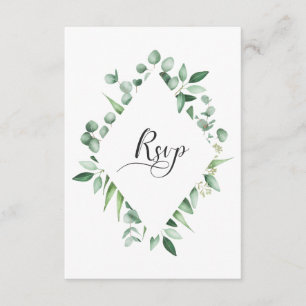 NeidWatercolor UAWG des Eukalyptus-#2 RSVP Karte