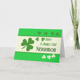 Neighbor Happy St. Patrick's Day Karte