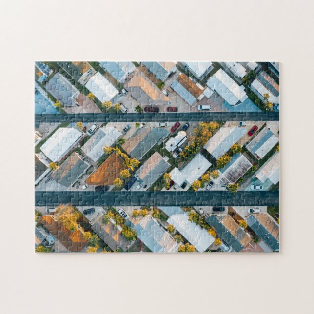 Neighborhood Gebäude Jigsaw Puzzle Complex Jigsaw (Horizontal)