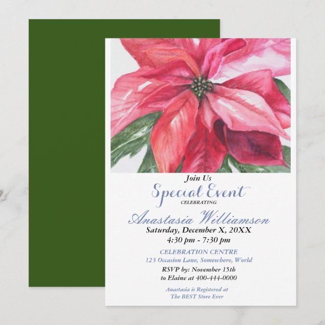 NEIGHBORHOOD OPEN HOUSE PARTY EVENT INVITE EINLADUNG (Vorne/Hinten)