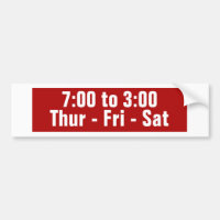 Neighborhood Yard Sign Day Time Sticker