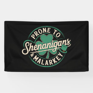 Neigt zu Schabernack und Unsinn St. Patrick's Day Banner