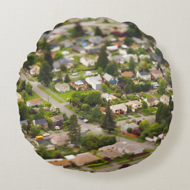 Neigungs-/Schiebelinsen der Technik #1- Rundes Kissen (Vorderseite)