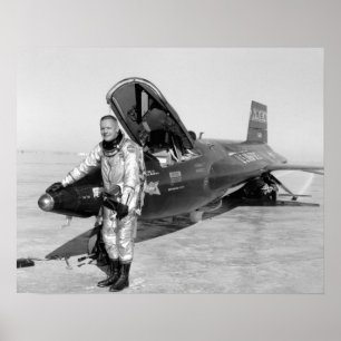 Neil Armstrong X-15-Plakat 16"x20" Poster
