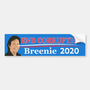 NEIL BREEN END CORRUPTION parody campaign sticker Autoaufkleber