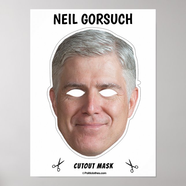 NEIL GORSUCH Halloween Mask Poster (Vorne)