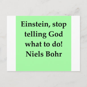 neils bohr notierung postkarte