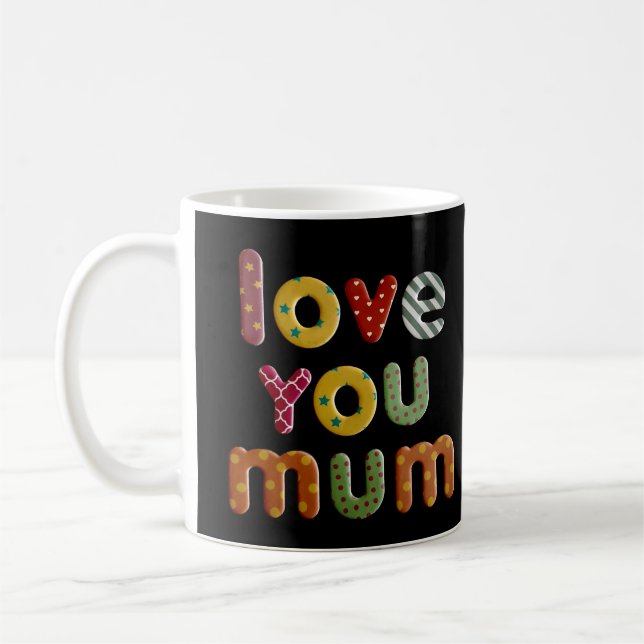 Nein: 2 - LIEBE YOU MUM - Tasse von TFDG (Links)