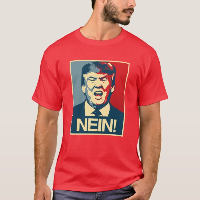 NEIN - Anti-Trump-Poster - Anti-Trump - T-Shirt (Vorderseite)