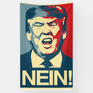 NEIN - Anti-Trumpf Plakat - Anti-Trumpf - Banner