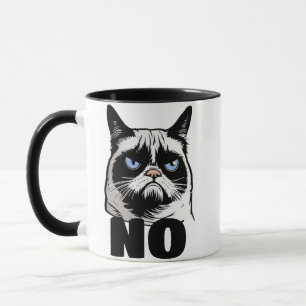 Nein bedeutet keine lustige keine Tasse, Cat Gesch Tasse