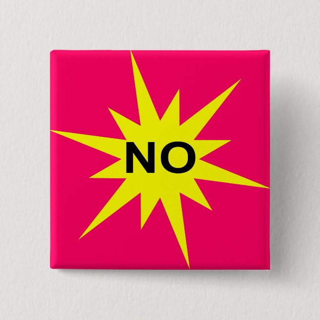 Nein Button (Vorderseite)