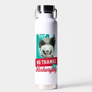 Nein danke, ich lade Panda Bear Cub Battery wieder Trinkflasche