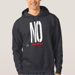 Nein danke schwarz hoodie