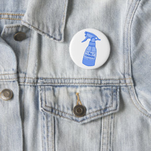 Nein, Danke. Sprühflasche Sassy Humor Button