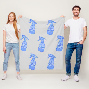 Nein, Danke. Sprühflasche Sassy Humor Fleecedecke