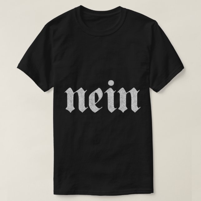 NEIN Deutschland Flagge des deutschen Adlers Deuts T-Shirt (Design vorne)