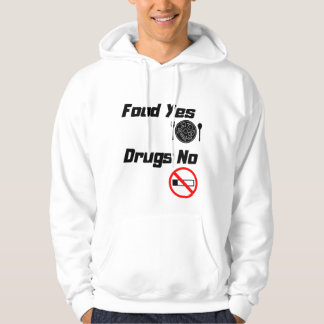 nein Drogen ja Nahrung Hoodie