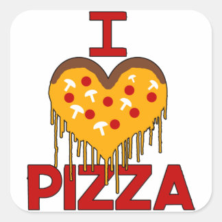 Nein, Duh! Quadratischer Aufkleber