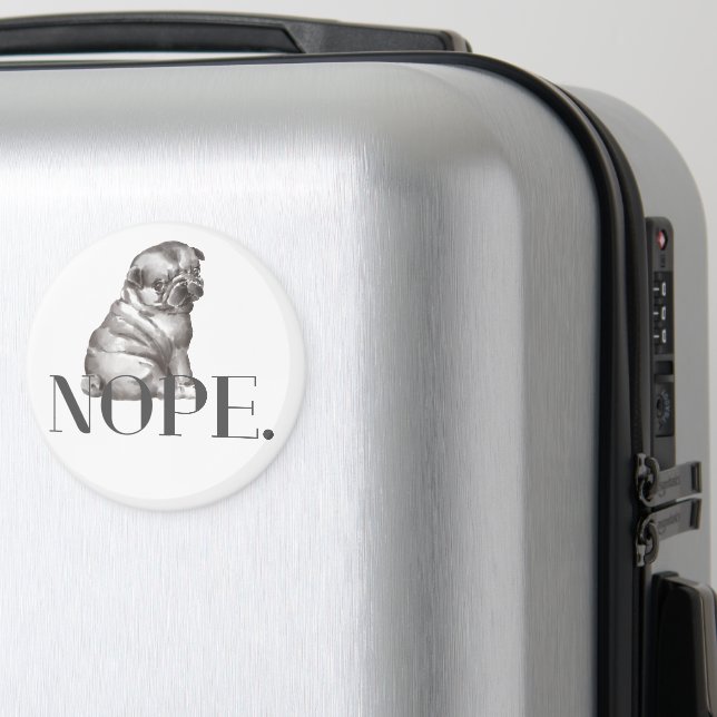 Nein. Funny French Bulldog Dog Lover Magnet (In Situ (Gepäck))