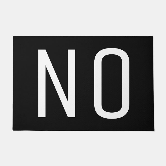 NEIN FUßMATTE (Vorderseite)