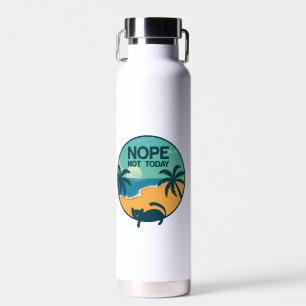 nein, heute nicht Katze Katzenliebhaber Design Trinkflasche
