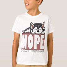 Nein, heute nicht Schlafender Sibirischer Husky-Hu