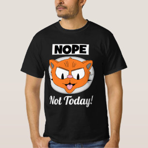 NEIN Heute nicht! Señor Gato™ Cartoon-Katze T-Shirt