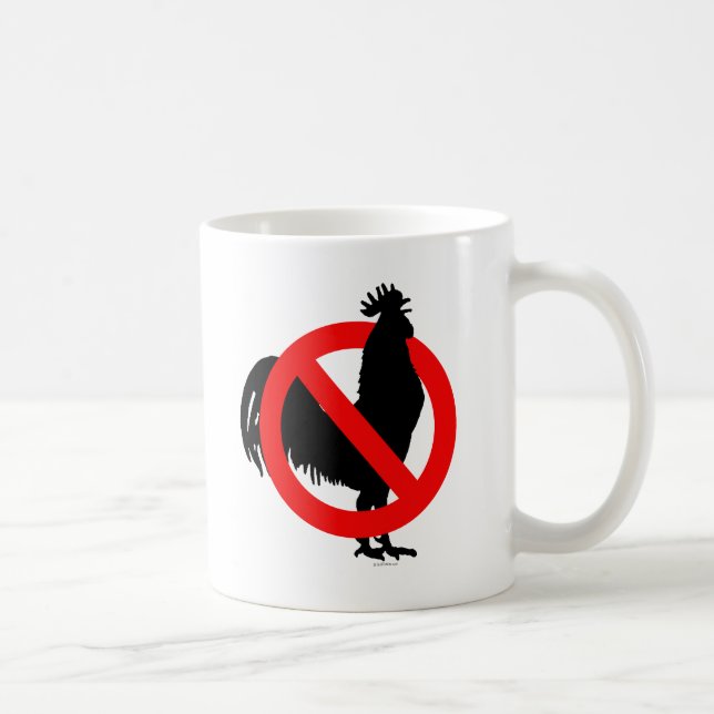 Nein (Hühnchen) Kaffeetasse (Rechts)