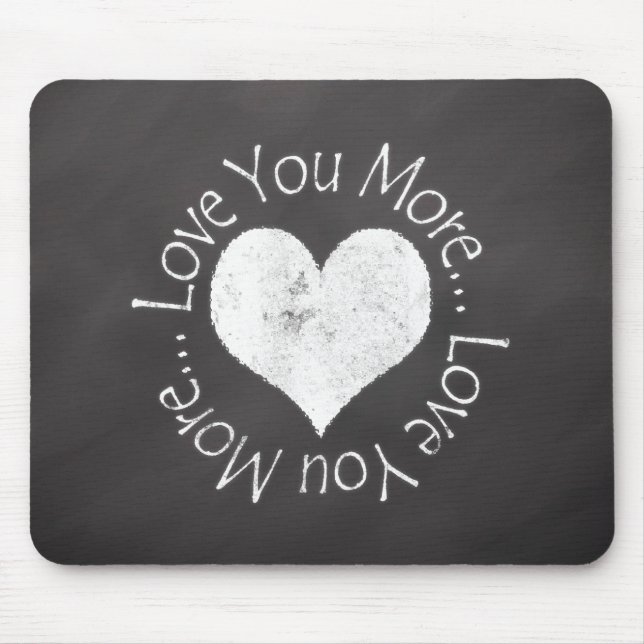 Nein, i-Liebe Sie mehr Mousepad (Vorne)