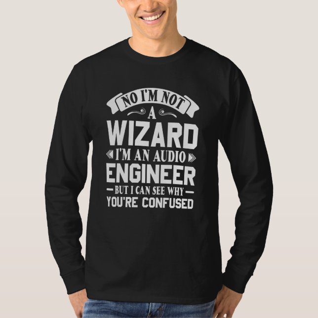 Nein, ich bin kein Assistent, ich bin Audio Engine T-Shirt (Vorderseite)