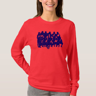 Nein, ich in Team Women's Soccer Long-Sleeve T-Shi T-Shirt
