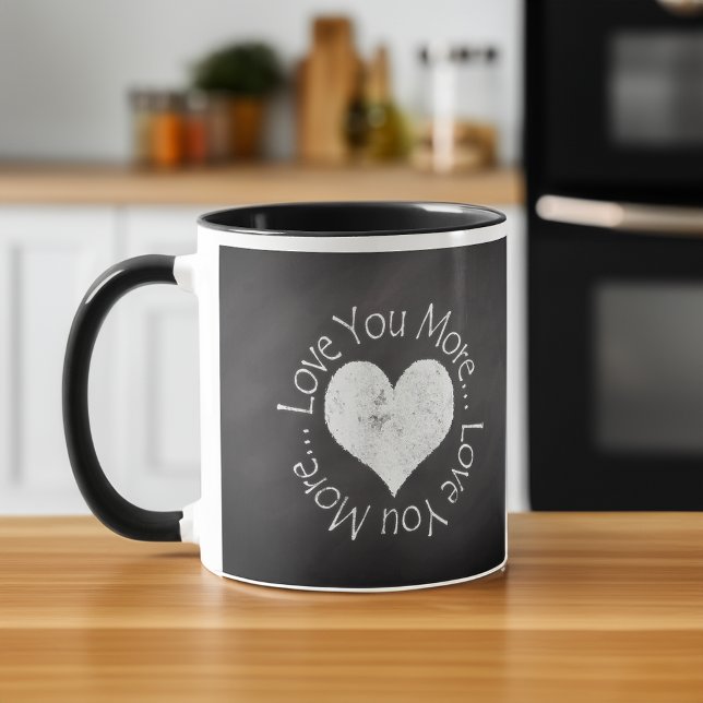 Nein, ich Liebe Sie mehr Tasse (love you more valentines day coffee mug)