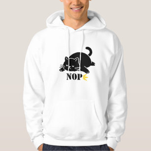 NEIN Katze Lustig für Katzenliebhaber Hoodie