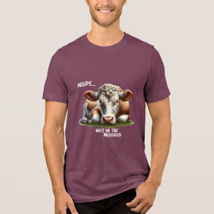 "Nein..." Kuh Puff Tri-Blend Shirt