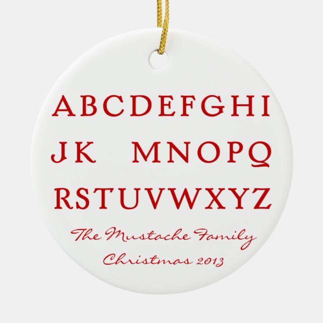 Nein L Keramik Ornament (Vorne)