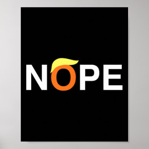 Nein Lustig Anti-trump Poster