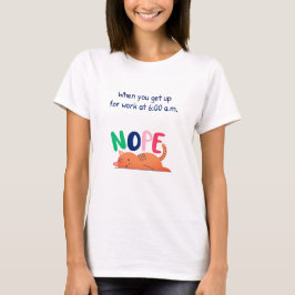 Nein Lustiges Katzen-Meme Introvertiert T-Shirt