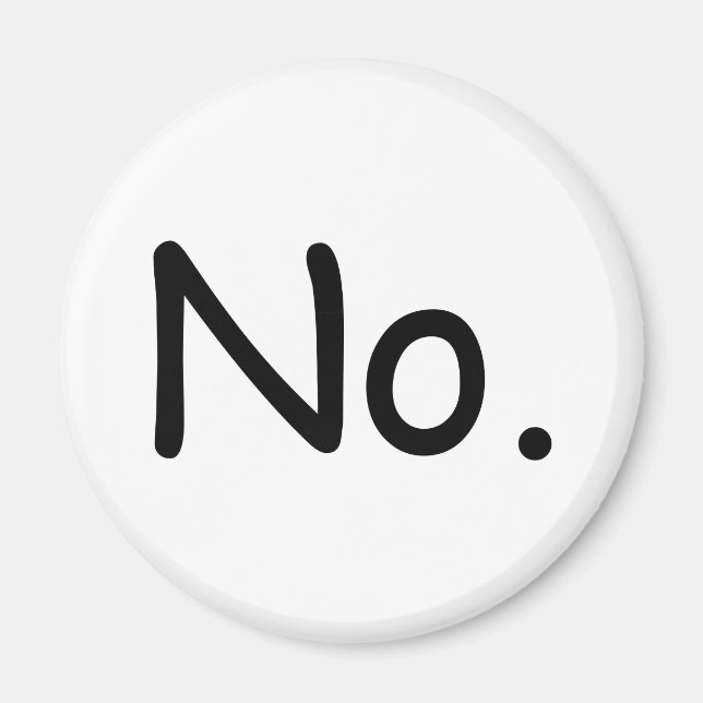 Nein, Magnet (Vorne)