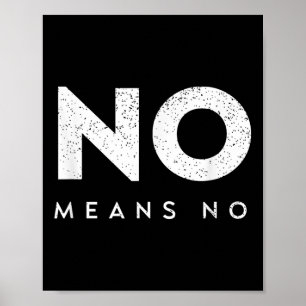 Nein, nein - Anti-Gewalt - Erntebewusstsein Poster