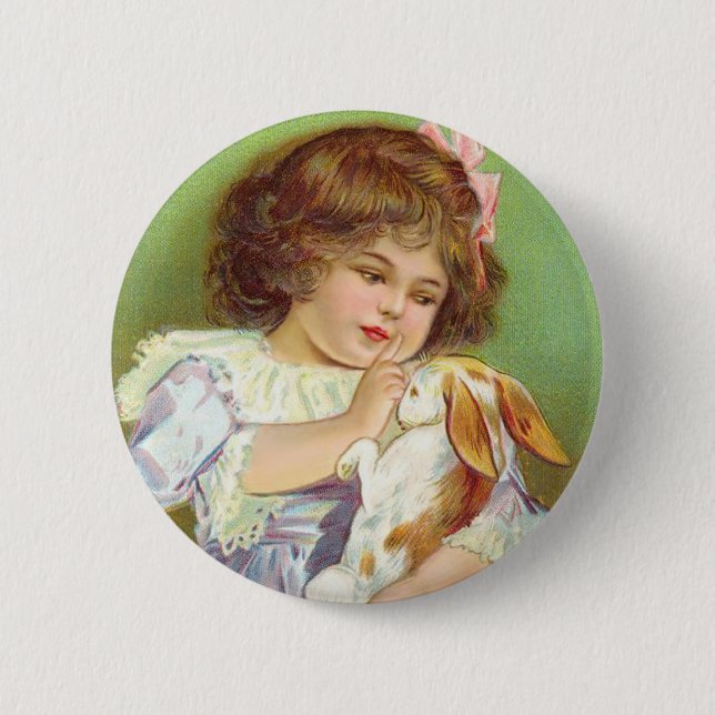 Nein Nein Häschen Button (Vorderseite)