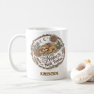 Nein. Nicht Heute. Süßes Faules Faultier Kaffeetasse