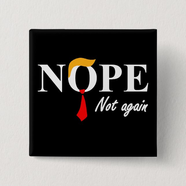 Nein. Nicht wieder. Button (Vorderseite)