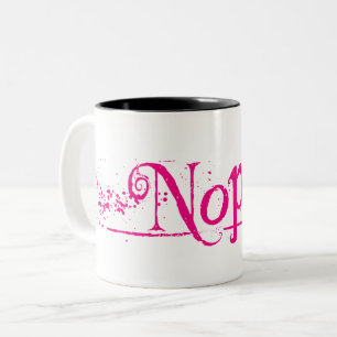 Nein. Nur nein. Zweifarbige Tasse