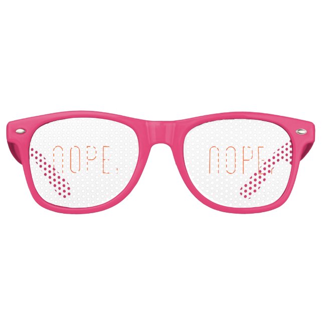Nein. Nur Word-Spaß-Geschenke Partybrille (Vorderseite)