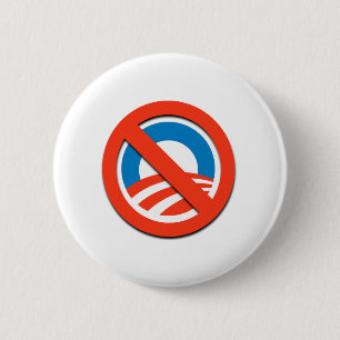 NEIN "O"/kein Obama Button